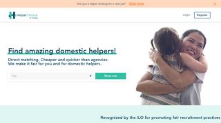 
                            3. HelperChoice - Connecting domestic helpers, employers and agencies