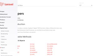 
                            8. Helpers - Laravel - The PHP Framework For Web Artisans