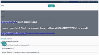 
                            7. Help/FAQ « GINsystem
