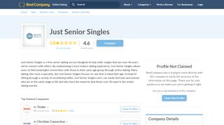 
                            1. Helpful Just Senior Singles Reviews | 50+ Dating Site