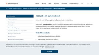 
                            3. HELP.gv.at: Jobsuche im Bundesdienst