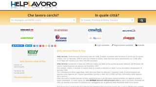 
                            10. HelpLavoro.it - Offerte di lavoro Kelly Services Filiale di Pisa