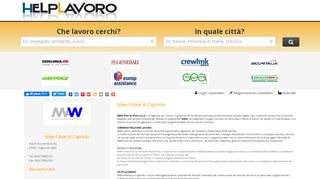 
                            12. HelpLavoro.it - Offerte di lavoro Maw Filiale di Capriolo