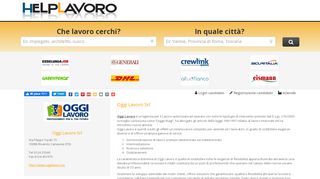 
                            10. HelpLavoro.it - Offerte di lavoro Oggi Lavoro Srl