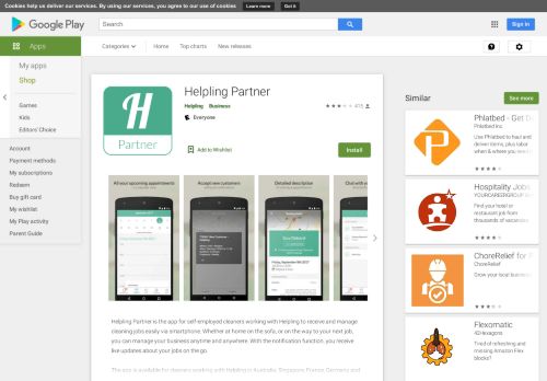 
                            8. Helpling Partner - App su Google Play