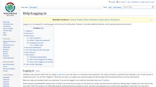 
                            8. Help:Logging in - Meta - Meta Wikimedia