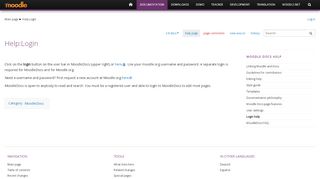 
                            1. Help:Login - MoodleDocs