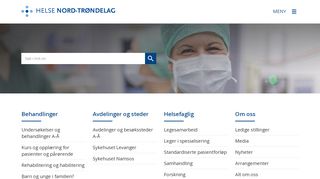 
                            12. Helse Nord-Trøndelag: Forside