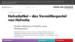 
                            1. HelvetiaNet – unser Vermittlerportal | Helvetia Versicherungen