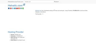 
                            10. Helvetic.com Error Analysis (By Tools) - WebsiteSuccessTools.com