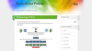 
                            10. Hematologia PNCQ | Biomedicina Padrão