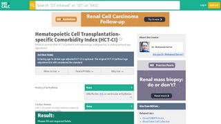 
                            12. Hematopoietic Cell Transplantation-specific Comorbidity ...