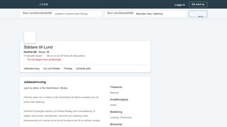 
                            8. Hemfrid AB membuka lowongan Städare till Lund di Skane, SE ...