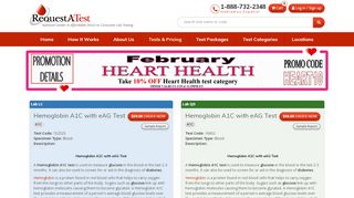 
                            13. Hemoglobin A1C with eAG - Request A Test