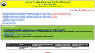 
                            1. Hemvati Nandan Bahuguna Garhwal University