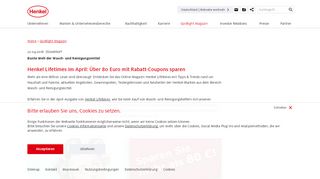 
                            4. Henkel Lifetimes im April: Über 80 Euro mit Rabatt-Coupons sparen