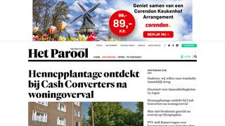 
                            8. Hennepplantage ontdekt bij Cash Converters na woningoverval ...