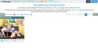 
                            12. Henrietta (Log Horizon) Hentai