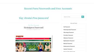 
                            4. Hentai Pros password – Recent Porn Passwords and Free Accounts