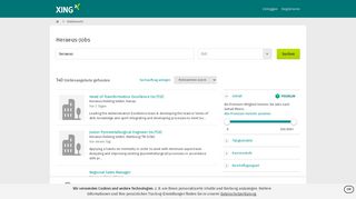 
                            10. Heraeus: Aktuelle Jobs | XING Stellenmarkt