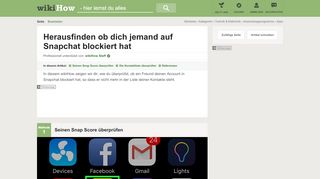 
                            8. Herausfinden ob dich jemand auf Snapchat blockiert hat – wikiHow