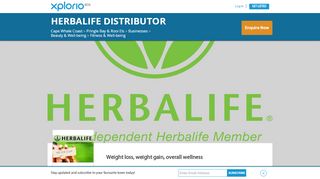 
                            8. Herbalife Distributor | Xplorio Pringle Bay & Rooi Els