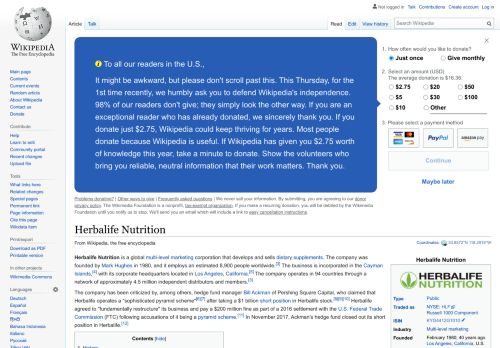 
                            7. Herbalife Nutrition - Wikipedia