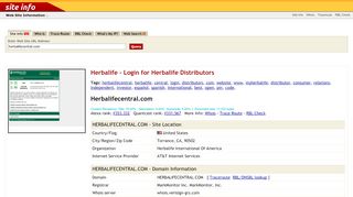 
                            6. Herbalifecentral.com: Herbalife - Login for Herbalife Distributors