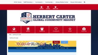 
                            7. Herbert Carter Global Community Magnet - Spelling City login