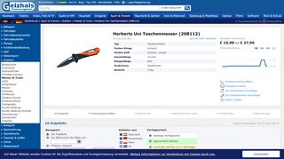 
                            11. Herbertz Uni Taschenmesser ab € 12,82 (2019) | Preisvergleich ...