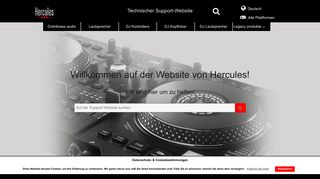 
                            5. Hercules - Support-Website