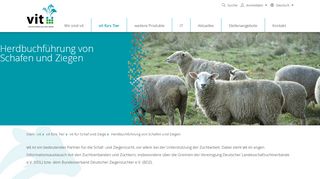 
                            2. Herdbuchführung von Schafen und Ziegen - vit