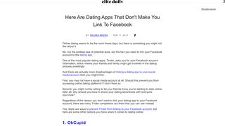 
                            12. Here Are Dating Apps That Don't Make You Link To Facebook