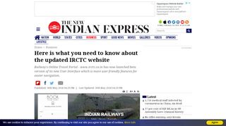 
                            11. Here is what you need to know about the updated IRCTC website- The ...