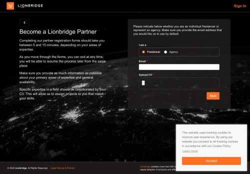 
                            4. Here - Lionbridge Worldwide Vendor Management