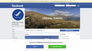 
                            11. HERE Map Creator Community - Home | Facebook