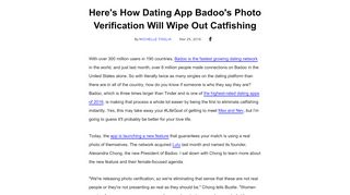 
                            4. Here's How Dating App Badoo's Photo Verification Will Wipe Out ...