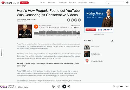 
                            12. Here's How PragerU Found out YouTube Was Censoring Its ...