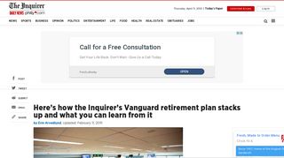 
                            12. Here's how the Inquirer's Vanguard retirement plan stacks up and ...
