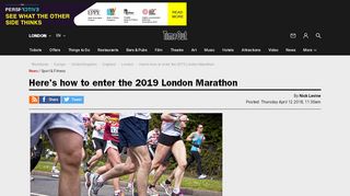 
                            9. Here's how to enter the 2019 London Marathon - Time Out