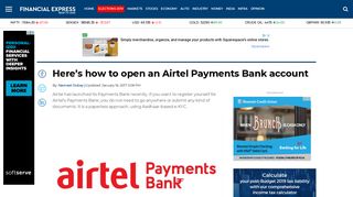 
                            8. Here's how to open an Airtel Payments Bank account - The Financial ...