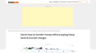 
                            6. Here's how to transfer money without paying heavy bank & EcoCash ...