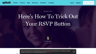 
                            10. Here's How To Trick Out Your RSVP Button - Splash