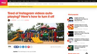 
                            12. Here's How to Turn Off Auto-Play on Instagram Videos - TNW