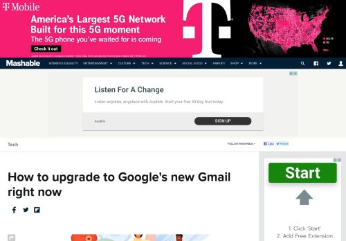 
                            9. Here's how to upgrade to Google's new Gmail right now - Mashable