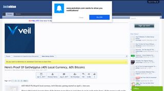 
                            8. Here's Proof Of Gethelpplus (40% Local Currency, 60% Bitcoin ...
