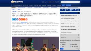 
                            9. Here's The Code To Receive 'The Sims 2 Ultimate Collection' Free ...
