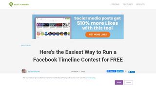 
                            13. Here's the Easiest Way to Run a Facebook Timeline Contest for FREE