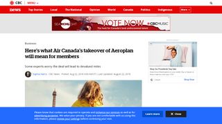 
                            4. Here's what Air Canada's takeover of Aeroplan will mean for ...