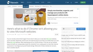 
                            5. Here's what to do if Chrome isn't allowing you to view Microsoft ...